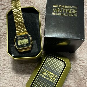 Casio Vintage Gold Digital Watch